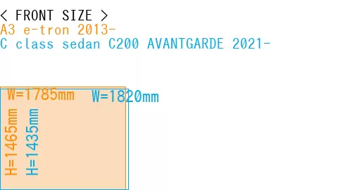 #A3 e-tron 2013- + C class sedan C200 AVANTGARDE 2021-